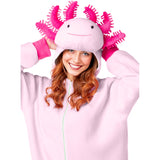 Disfraz de Ajolote Albino adulto unisex Detalle