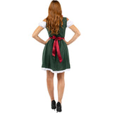 Disfraz de Alemana Tradicional para mujer Espalda