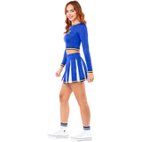 Disfraz de Cheerleader Azul para mujer Perfil