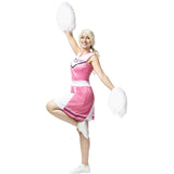 Disfraz de Cheerleader Rosa para mujer Perfil