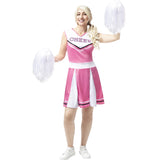 Disfraz de Cheerleader Rosa para mujer Bis