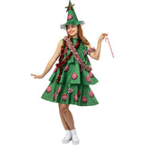 Disfraz de Árbol Típico de Navidad para mujer Bis