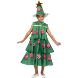 Disfraz de Árbol Navideño para niña