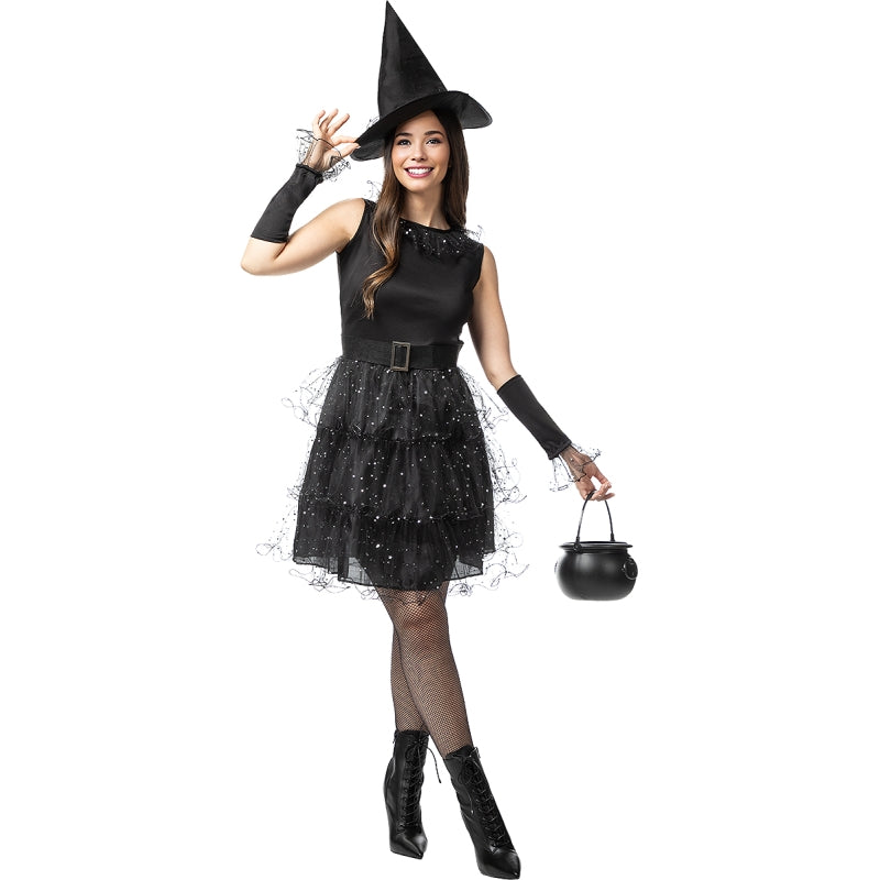 Disfraz de Bruja Elegante para mujer 