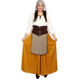 Disfraz de Campesina Medieval para mujer Talla  Grande
