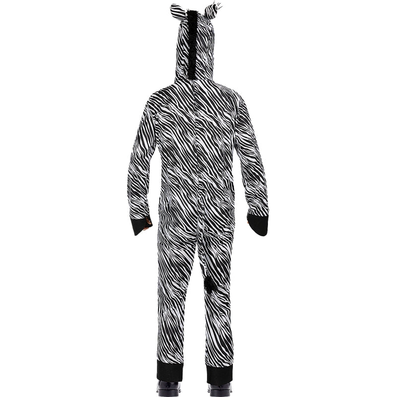 Disfraz de Cebra adulto unisex Espalda