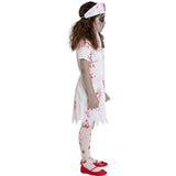 Disfraz de Doctora Zombie Sangrienta para niña Perfil