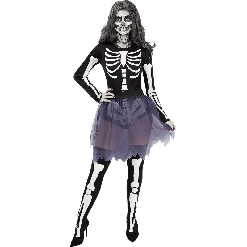 Disfraz de Esqueleto Sexy para mujer