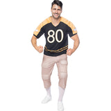 Disfraz de Fútbol Americano Musculoso para hombre Detalle