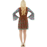 Disfraz de Hippie de la Paz para mujer Espalda