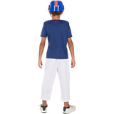 Disfraz de Jugador de Rugby para niño Espalda