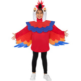 Disfraz de Loro Multicolor infantil