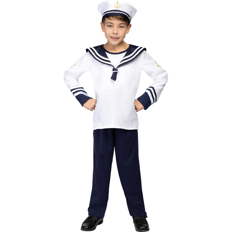 Disfraz de Marinero Azul para niño Bis