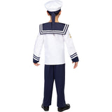Disfraz de Marinero Azul para niño Espalda