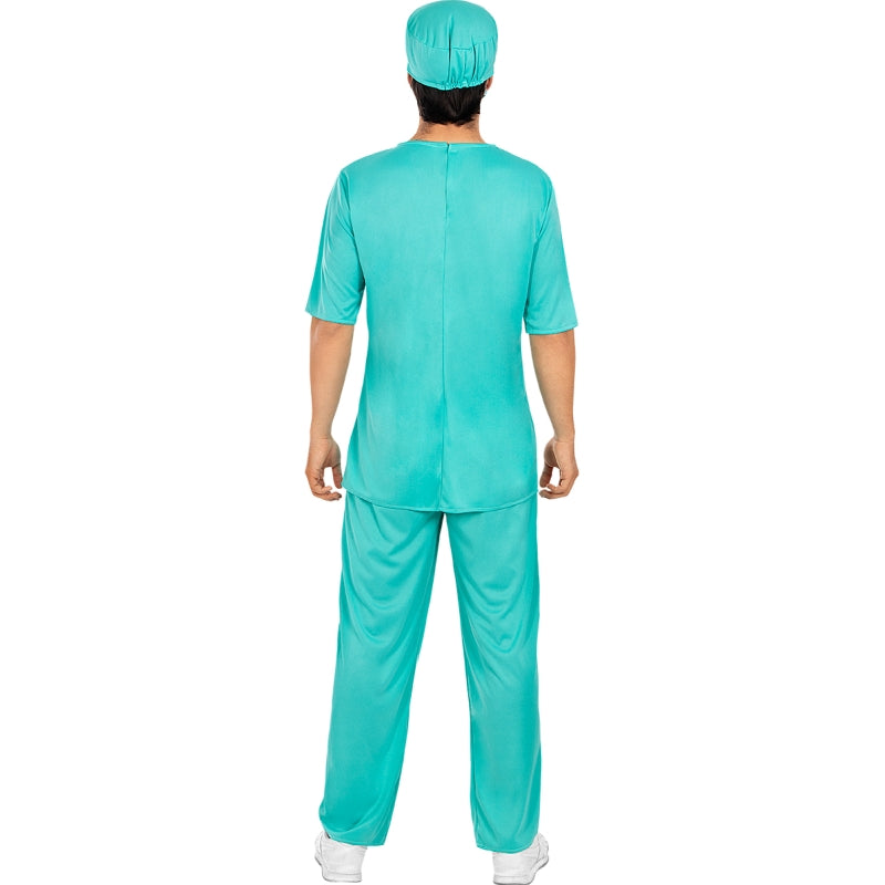 Disfraz de Médico  adulto unisex Espalda