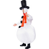 Disfraz de Muñeco de Nieve Clásico Hinchable  adulto unisex Perfil