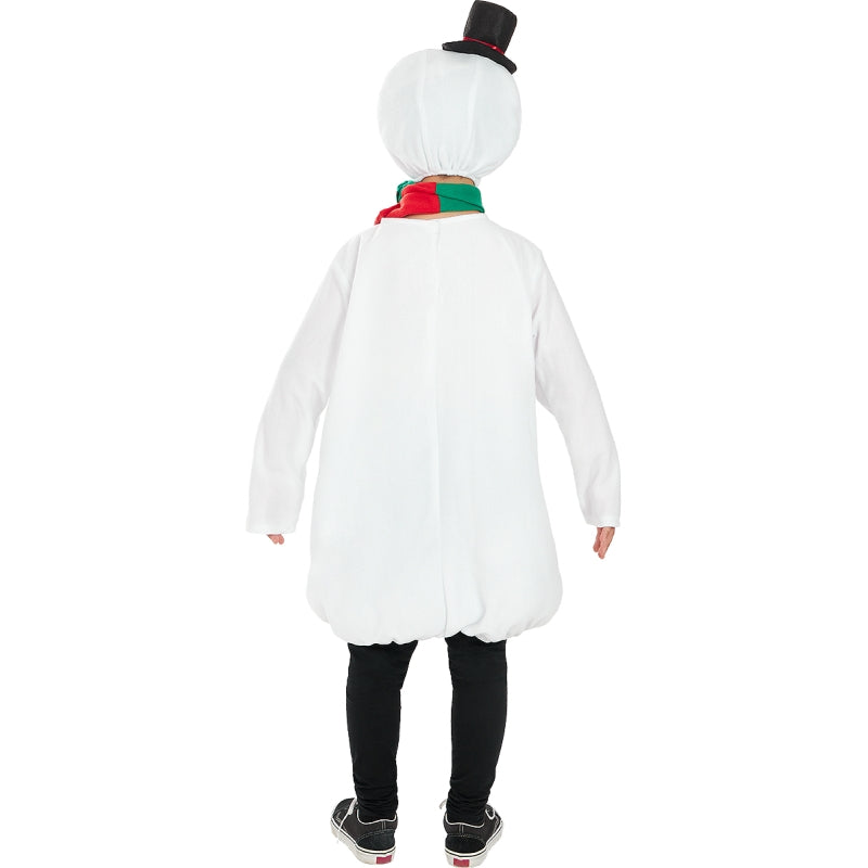 Disfraz de Muñeco de Nieve Navidad infantil Espalda