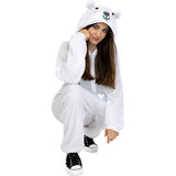 Disfraz de Pijama Oso Polar Onesie adulto unisex Detalle