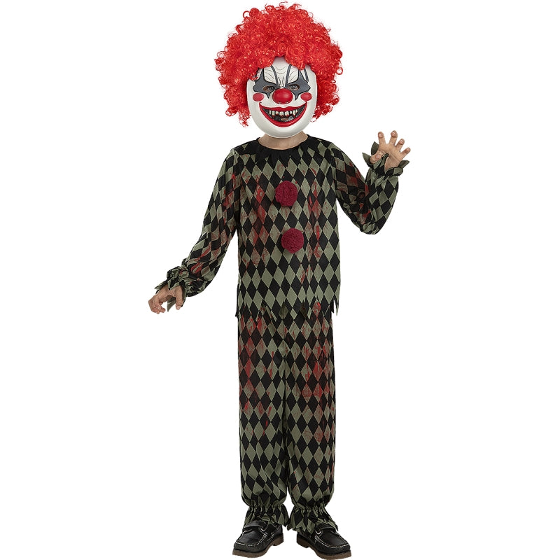 Disfraz de Payaso Sanguinario Deluxe para niño
