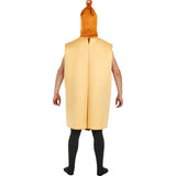 Disfraz de Perrito Caliente adulto unisex Espalda