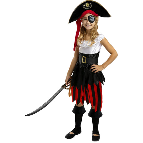Disfraz de Pirata - Colección Bucanero para niña