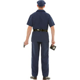 Disfraz de Policía para hombre Espalda
