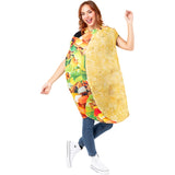 Disfraz de Taco Mexicano adulto unisex