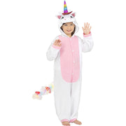 Disfraz de Unicornio Rosa Onesie infantil