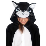 Disfraz de Gato Negro Kigurumi infantil Detalle