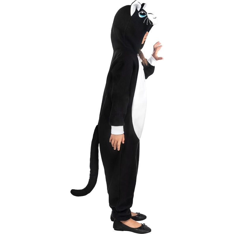 Disfraz de Gato Negro Kigurumi infantil Perfil