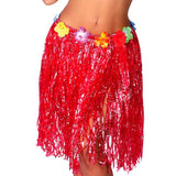 Falda Hawaiana corta roja