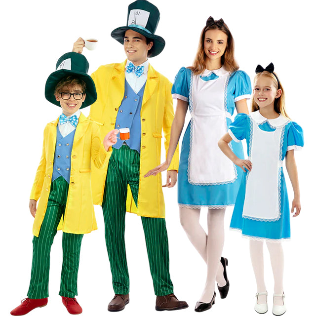 Disfraces Las Aventuras de Alicia para grupos y familias