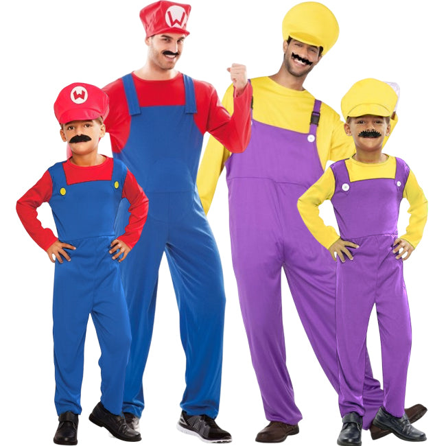 Disfraz De Fontanero Wario Para Adulto – Ideal Para Carnaval Y Fiestas Temáticas De Videojuegos, Resistente A Arrugas