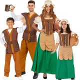 Disfraces Taberneros del Medievo para grupos y familias