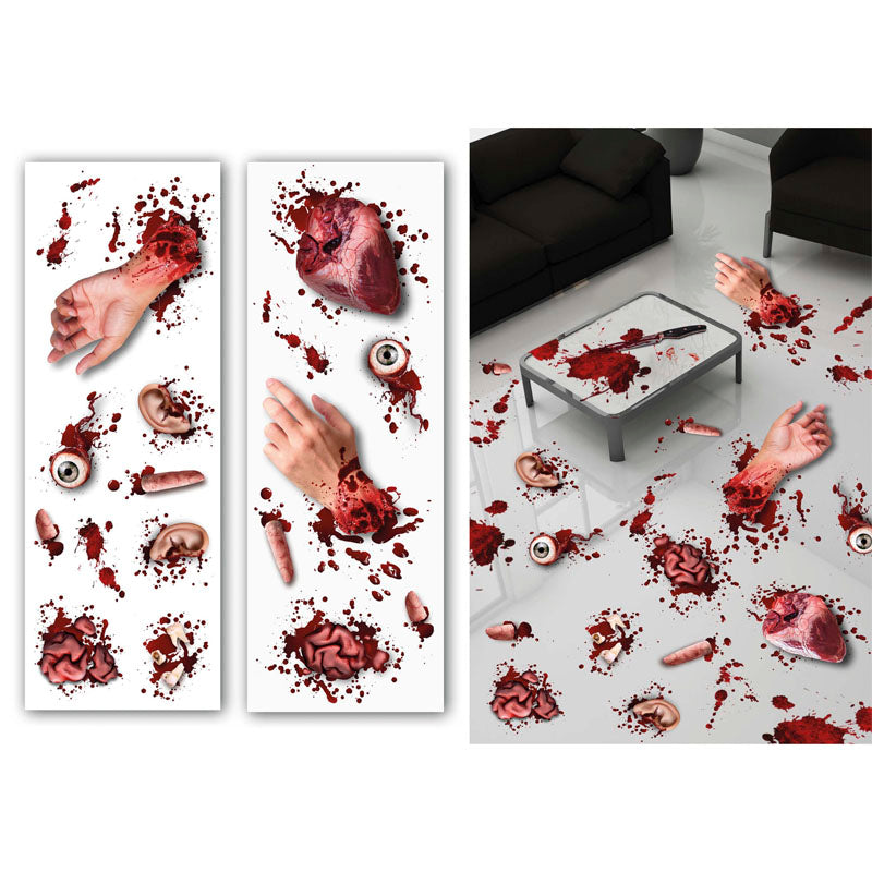 Hojas adhesivas órganos amputados