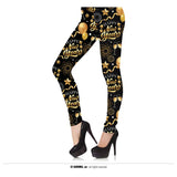 Leggings Happy New Year para mujer Perfil