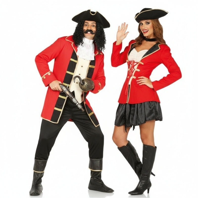 Pareja Piratas Elegantes