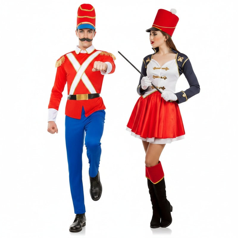 Pareja Soldadito de Plomo y Majorette