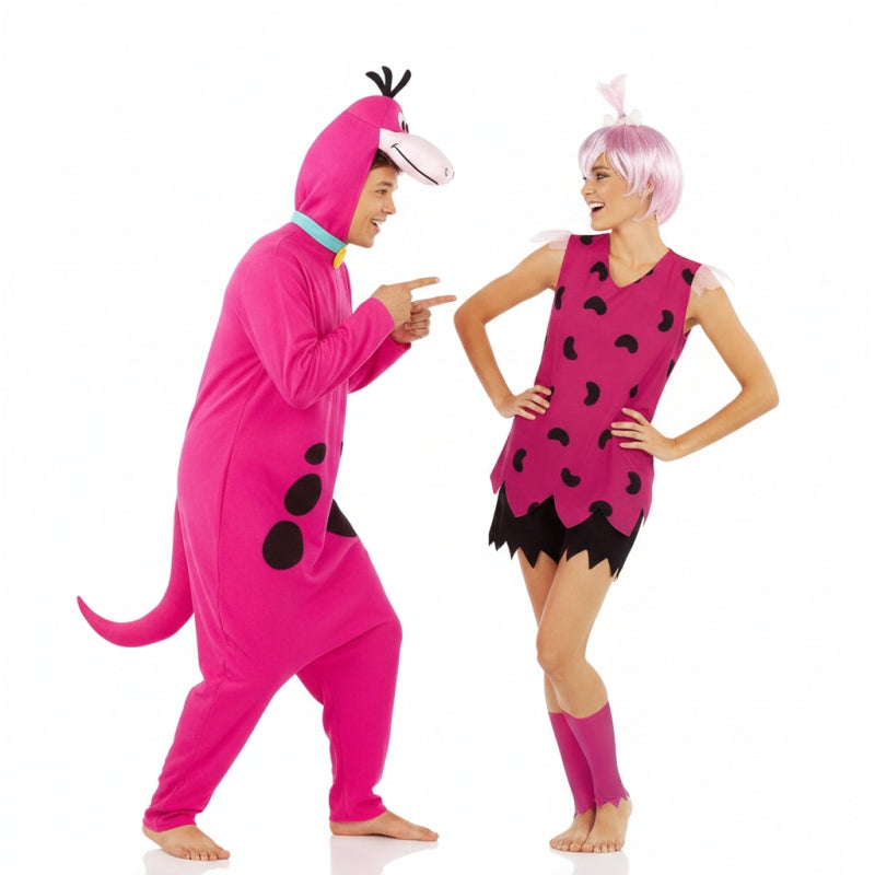 Disfraz De Dino (Los Picapiedra) Para Bebé – Mono Completo Con Capucha – Talla 12-24 Meses – Ideal Para Carnaval Y Halloween