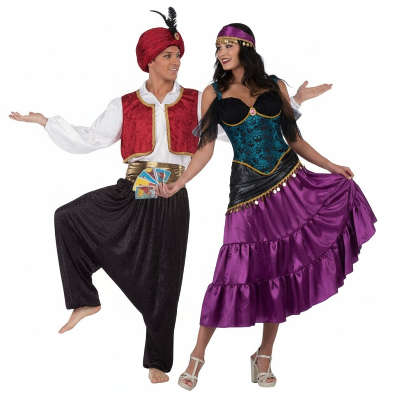 Pareja de Faquir y Pitonisa Circo