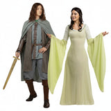 Pareja de Aragorn y Arwen de El Señor de los Anillos