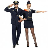 Pareja de Piloto y Azafata de Vuelo