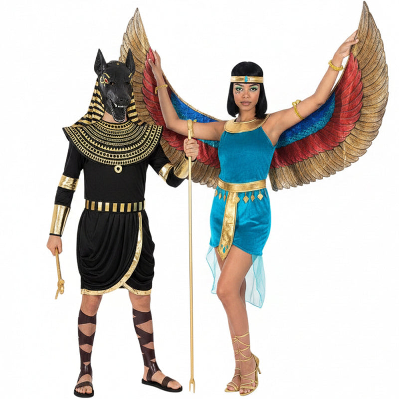Pareja de Dios Anubis y Diosa Isis