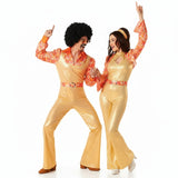 Pareja de Disco Dorado Años 70