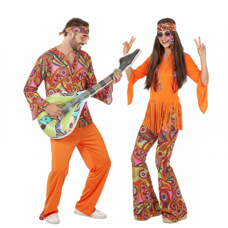 Pareja de Hippies Good Vibes
