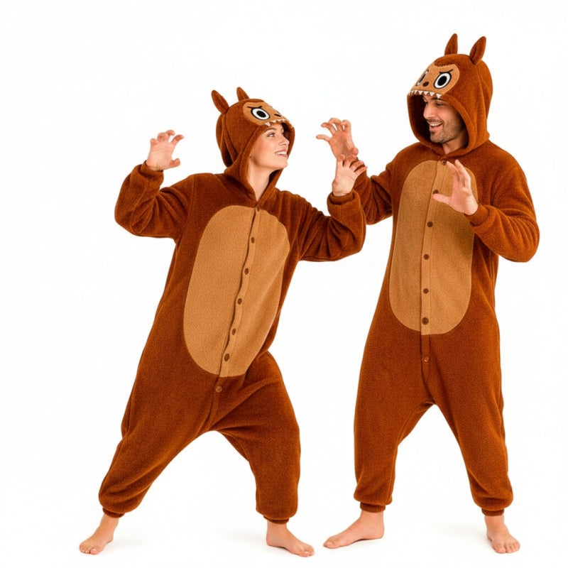Pareja de Labubu Marrón