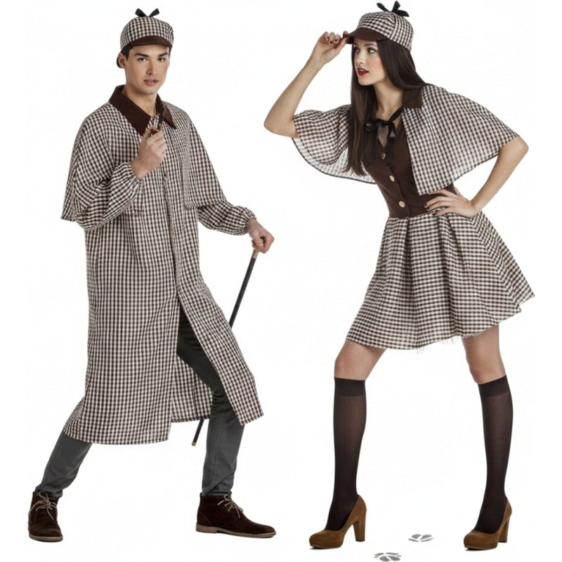 Pareja de Detectives Sherlock