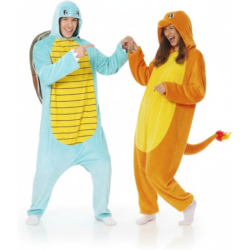 Pareja de Squirtle y Charmander de Pokémon