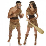 Pareja Cavernícolas Prehistóricos adulto