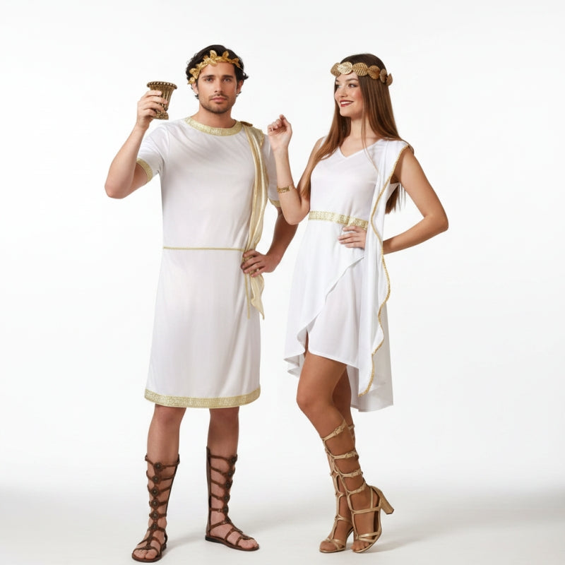Pareja de Romanos Dorados
